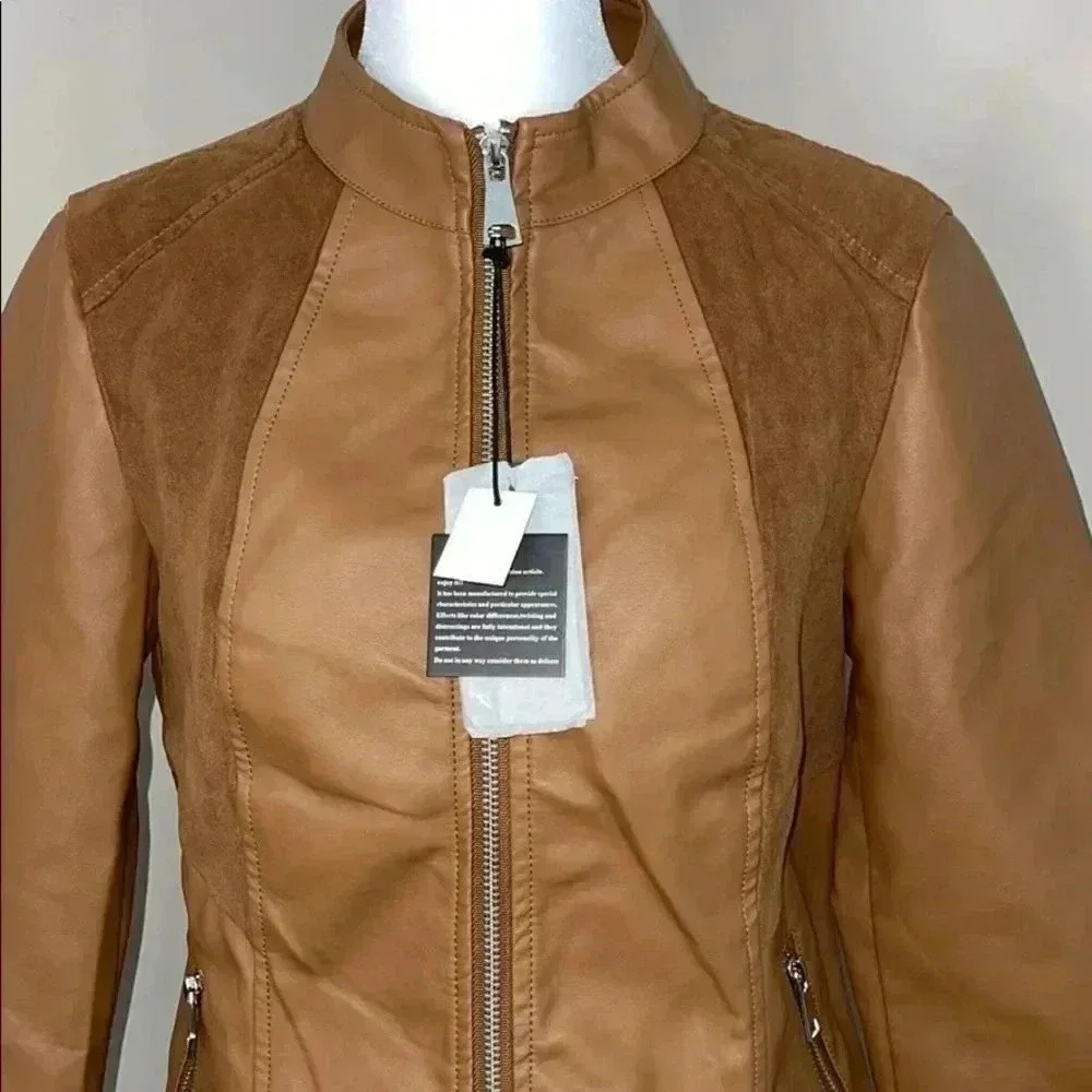 Cavalini Faux Leather Jacket - Picture 3 of 16